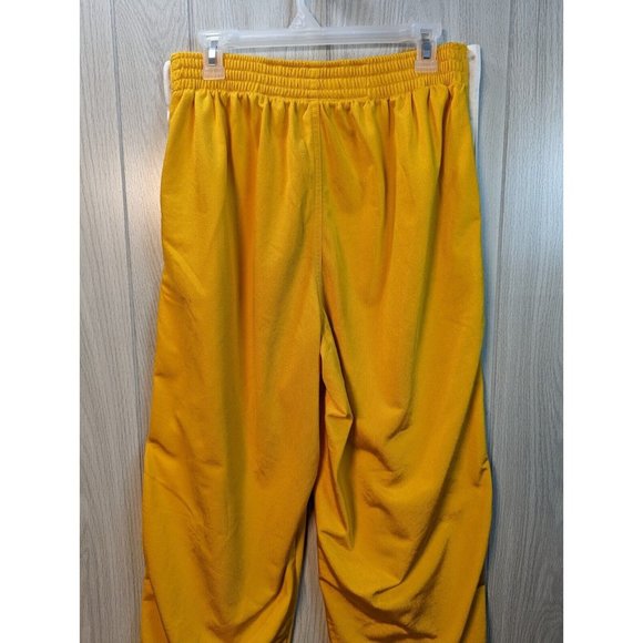 Vintage Y2K Nike Team Men’s Large Gold Snap Tear Away Basketball Sweatpants - Picture 6 of 12